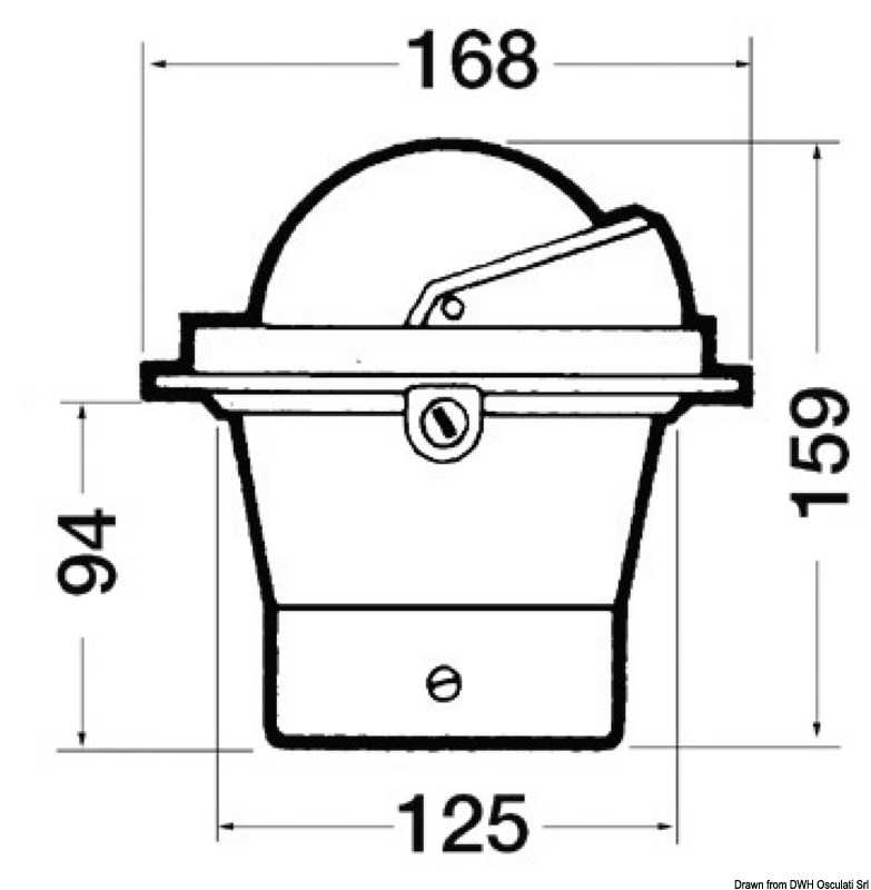 Compas 4" RIVIERA BU1 à encastrer Eclairage 12V