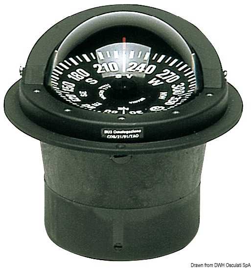 Compas 5" RIVIERA BW3 Eclairage 24V Pour petites colonnes voilier