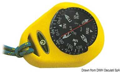 Compas RIVIERA Mizar avec boîtier souple jaune