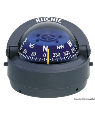 Compas externe RITCHIE Explorer 2"3/4 Corps gris Rose bleu