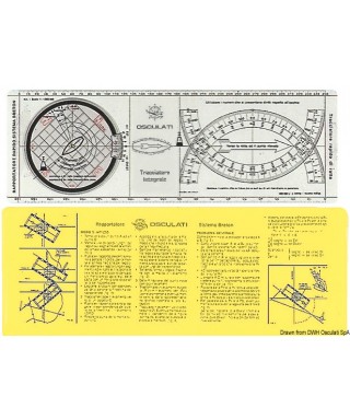 Règle rapporteuse traceur integral Longueur 350mm