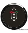 Feux Navigation controller Cadran noir lunette polie 51mm