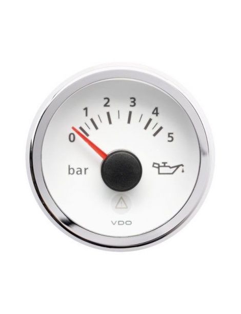 Thermomètre eau noir H2O 40/120°C+105/250°F 12/24V 52mm
