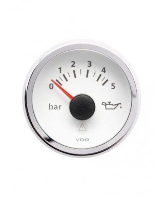 Indicateur pression huile moteur 10 bar /150 psi 12/24V 52mm