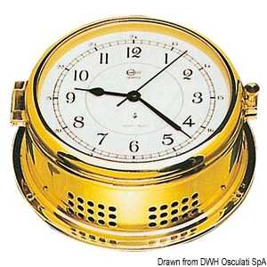 Horloge marine Barigo boîtier en laiton 180 mm