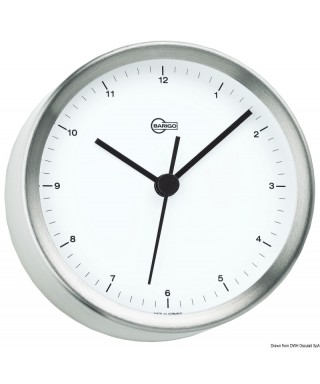 Horloge au quartz Barigo Steel Cadran 100x40mm