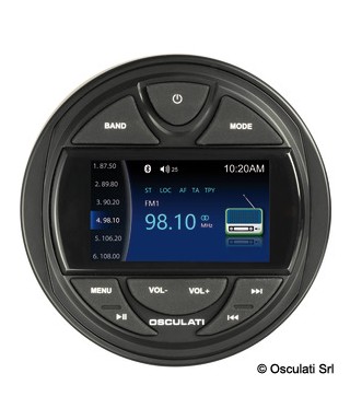 Radio de tableau de bord M3-TFT 12V Bluetooth/USB/MP3/FM/DAB