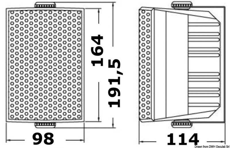 Haut-parleur stéréo 2 voies Blanc gamme Cabinet intérieur/extérieur
