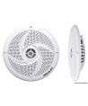 Enceinte double cône ultra slim 4" blanc 20x2W