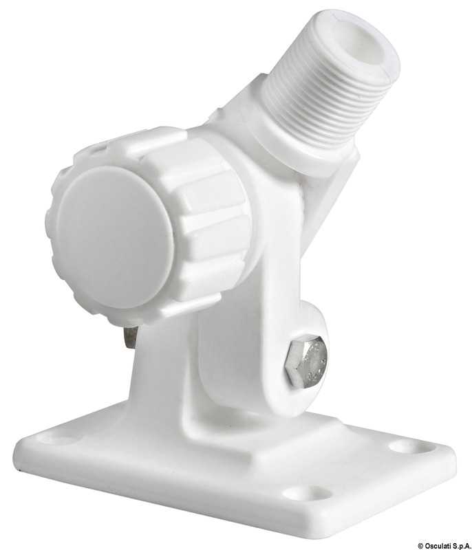Base pivotante pour antenne VHF et GPS