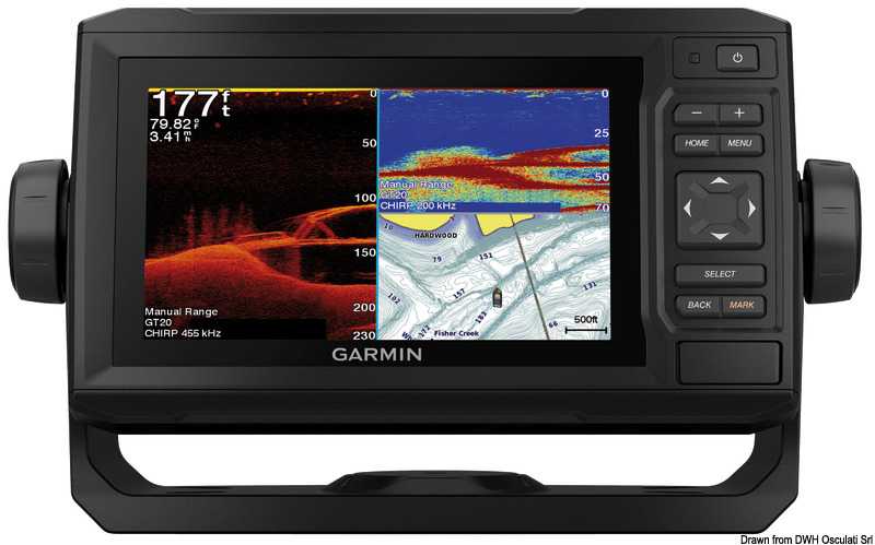 Traceur de cartes Garmin EchoMap UHD 62cv échosondeur 500W avec transducteur