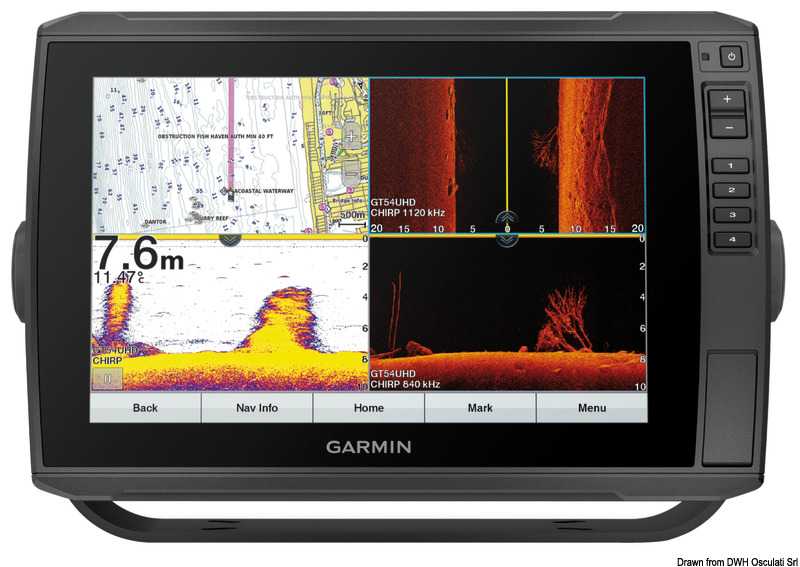 Traceur de cartes Garmin EchoMap Ultra 102sv sans transducteur