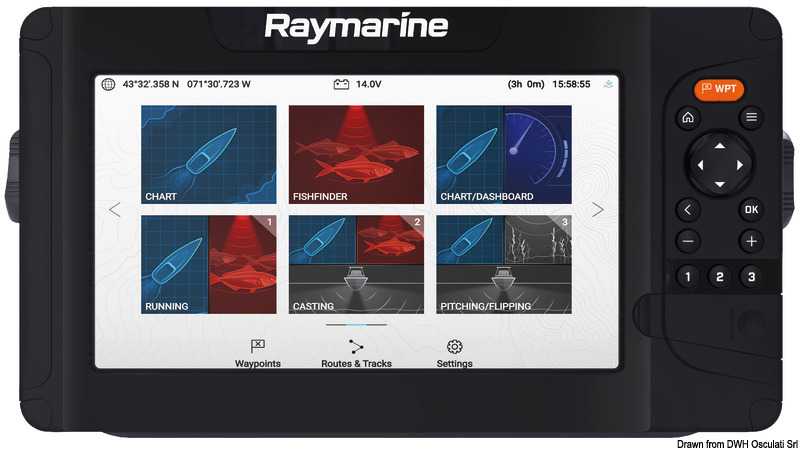 Sondeur Element 12 HV avec Transducteur Resolution 1280x800