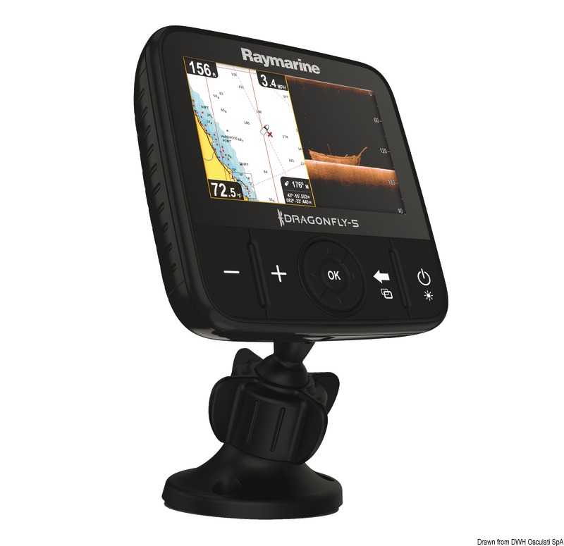 Raymarine Dragonfly 5PRO 5" Résolution 800x480 transducteur inclus