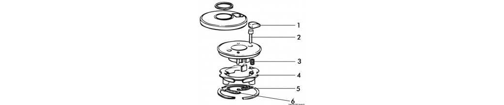 Pièce de rechange LEWMAR pour cabestan à 3 vitesses