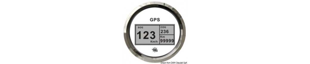 Speedomètre compteur milles GPS sans transducteur